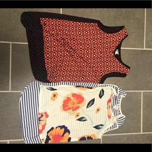 Two stylus brand dressy tank tops